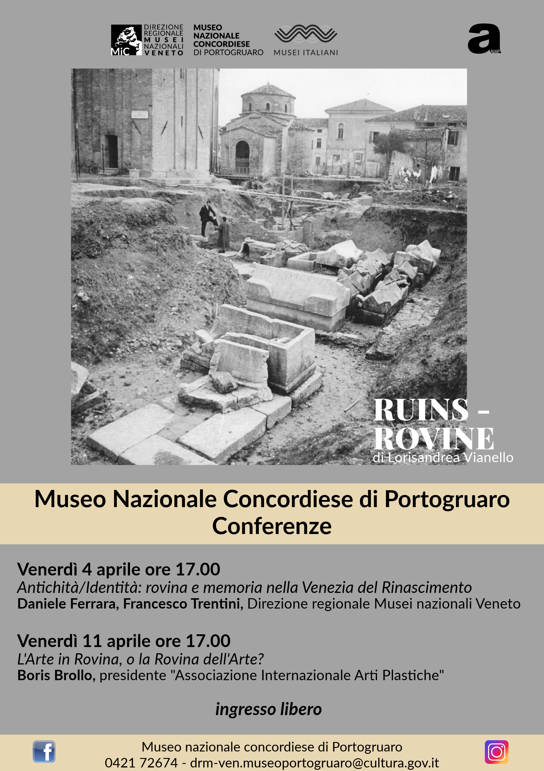 Rovine | Conferenze al Museo Nazionale Concordiese di Portogruaro